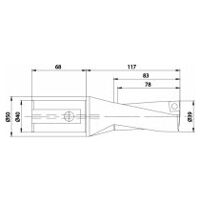 INDEXABLE INSERT DRILL KUB-Q.2D.390.R.12-K40 KUB QUATRON -