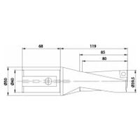 INDEXABLE INSERT DRILL KUB-Q.2D.395.R.12-K40 KUB QUATRON -