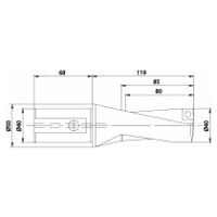 INDEXABLE INSERT DRILL KUB-Q.2D.400.R.12-K40 KUB QUATRON -