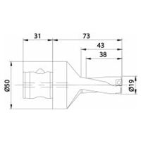 KUB-Q.2D.190.R.06-ABS50 PUNTA AD INSERTI - KUB QUATRON