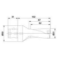 KUB-Q.2D.310.R.09-ABS50 KUB QUATRON-FORET À PLAQUETTES AMOVIBLES