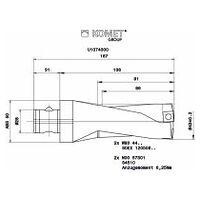 KUB-Q.2D.430.R.12-ABS50 KUB QUATRON-FORET À PLAQUETTES AMOVIBLES