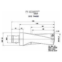 KUB-Q.2D.440.R.12-ABS50 KUB QUATRON-FORET À PLAQUETTES AMOVIBLES