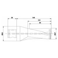 KUB-Q.2D.470.R.07-ABS63 KUB QUATRON-FORET À PLAQUETTES AMOVIBLES