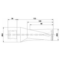 Wendeplattenbohrer KUB Quatron KUB-Q.2D.490.R.07-ABS63