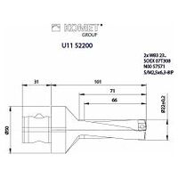 INTRODUCEȚI BURGHIUL KUB QUATRON KUB-Q.3D.220.R.07-ABS50