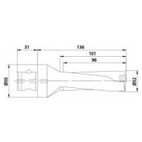 VLOŽTE VRTÁK KUB QUATRON KUB-Q.3D.320.R.09-ABS50