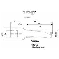 Wendeplattenbohrer KUB Quatron KUB-Q.3D.330.R.09-ABS50