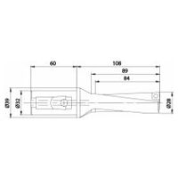 Wendeplattenbohrer KUB Quatron KUB-Q.3D.280.R.09-K32