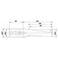 Wendeplattenbohrer KUB Quatron KUB-Q.3D.330.R.09-K32