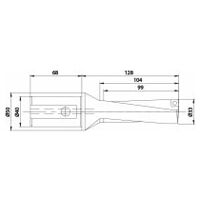 Burghiu de inserție KUB Quatron 40x68/33/99/R