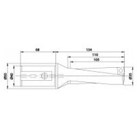 Burghiu de inserție KUB Quatron 40x68/35/105/R