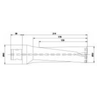 Wendeplattenbohrer KUB Quatron KUB-Q.3D.530.R.09-ABS63