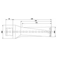 Wendeplattenbohrer KUB Quatron KUB-Q.3D.580.R.09-ABS80