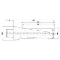 Wendeplattenbohrer KUB Quatron KUB-Q.3D.610.R.09-ABS80