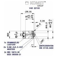 Bohrkrone KUB-PL.BK.21.R.06-19