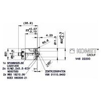 Bohrkrone KUB-PL.BK.22.R.06-19