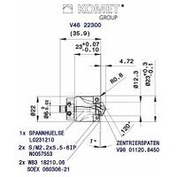Bohrkrone KUB-PL.BK.23.R.06-19