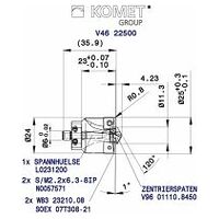 Bohrkrone KUB-PL.BK.25.R.07-19