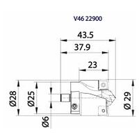 Bohrkrone KUB-PL.BK.29.R.07-25