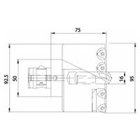 Bohrkrone KUB-V464.BK.95-100.R.06-ABS50T