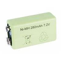 Batterie NiMH 8,4V, 170 mAh, format PP3