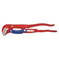 Pipe Wrench S-Type with fast adjustment red powder-coated 420 mm