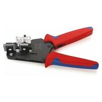 Precision Insulation Stripper with adapted blades with multi-component grips burnished 195 mm