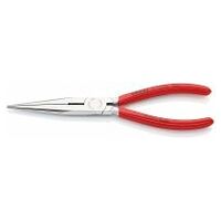Snipe Nose Side Cutting Pliers (Stork Beak Pliers) plastic coated chrome-plated 200 mm