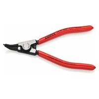 Circlip Pliers for external circlips on shafts 45° bent plastic coated black atramentized 130 mm