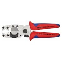 Pipe Cutter for composite pipes and protective tubes with multi-component grips galvanized 210 mm