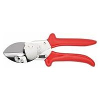 Anvil shears with plastic grips chrome-plated 200 mm