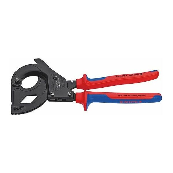 Ratchet cable cutter for steel-armoured cables (SWA cables)  315 mm