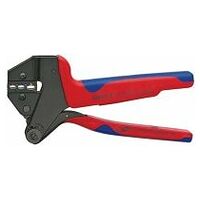 Crimp System Pliers for exchangeable crimping dies with multi-component grips burnished 200 mm