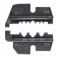 Crimping die for solar cable connectors MC3 (Multi-Contact)