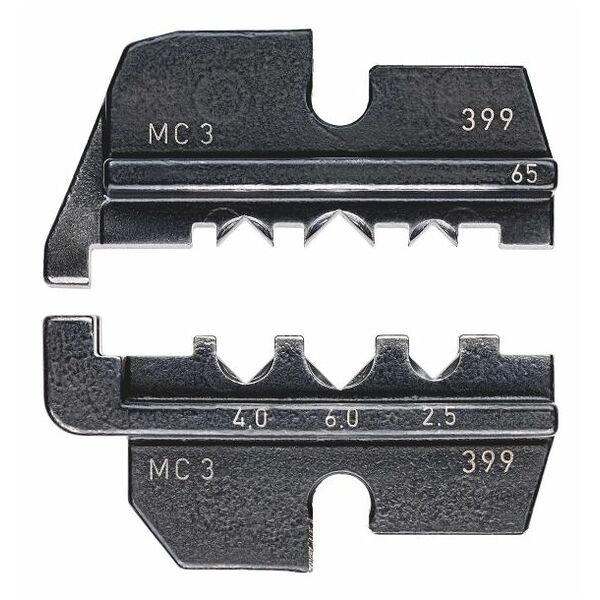 KNIPEX 97 49 65 Crimpindsats til solar-stikforbindere MC 3 (Multi-Contact)