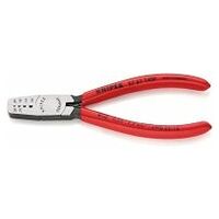Crimping Pliers for wire ferrules plastic coated 145 mm