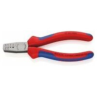 Crimping Pliers for wire ferrules with multi-component grips 145 mm