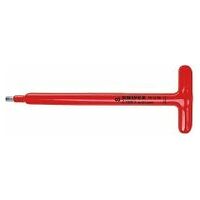 Screwdriver for hexagon socket screws with T-handle 250 mm