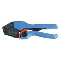 Wire end crimping pliers
