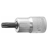 Screwdriver socket, for Torx®, 3/8 inch short
