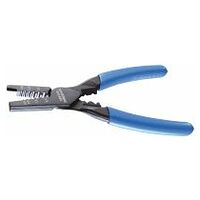 Crimping pliers for standard wire end capacity 0.5 to 2.5mm²