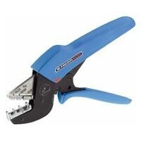 SERKAN® ratchet crimping pliers for insulated terminals with locator