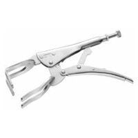 Lock-grip pliers for angle sections, 280 mm