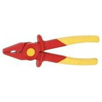 Pipe grip pliers of plastic fully insulated to VDE 180 mm