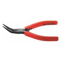 Pliers half round nose 45 degree angle