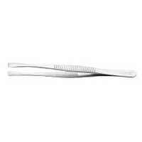 High precision tweezers straight wide flat nose