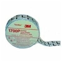 3M™ Temflex™ 1700 Vinyl Elektro-Isolierband, Grau, 15 mm x 10 m, 0,17 mm, Schwarz-Weiß bedruckt ″L″