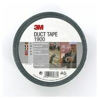 3M™ Nastro adesivo Duct Tape 1900, Nero, 50 mm x 50 m