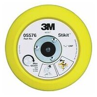 ZáložníBrusný Disc Pad opěrný talíř 3M™ Stikit™, modrý, 6″ x 3/4″ 5/16-24 vnější, PN05576